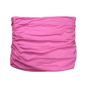 A New Day - Women's Slim Fit Ruched Tube Top Pink - XXS